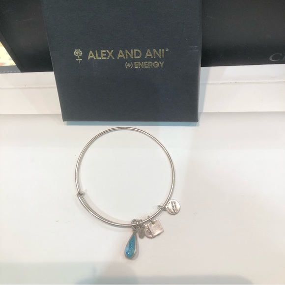 Alex And Ani Bangle Blue Stone - Picture 2 of 4